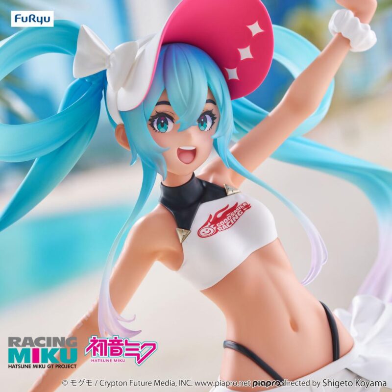 HATSUNE MIKU - Racing Miku 2024 Summer - Statuette Trio-Try-It 21cm – Image 5