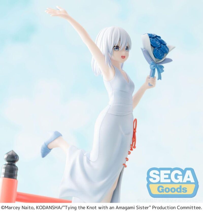 TYING THE KNOT WITH AN AMAGAMI SISTER - Asahi - Statue Luminasta 18cm – Image 5
