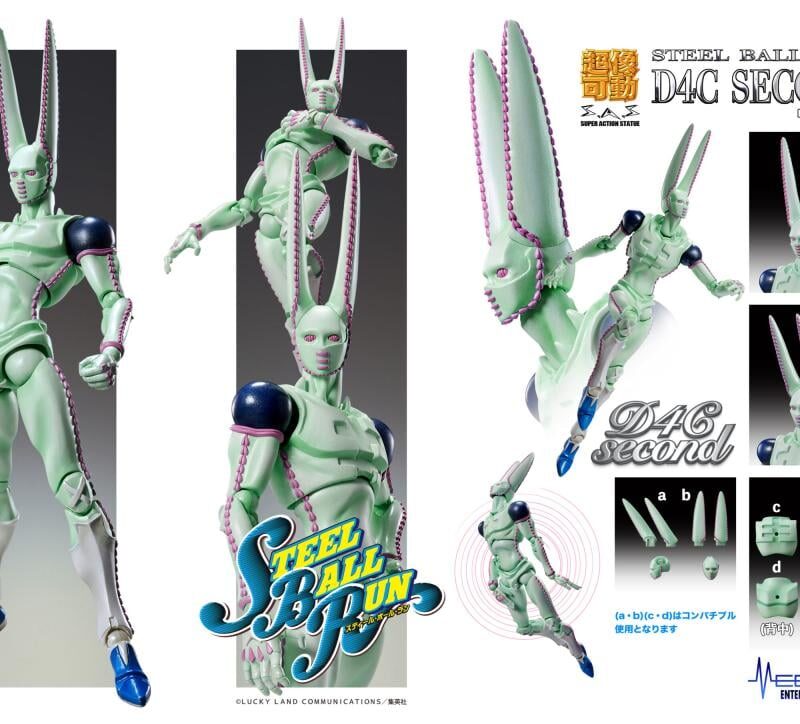 JOJO PART 7 - D4C Second - Figurine Chozokado 20cm