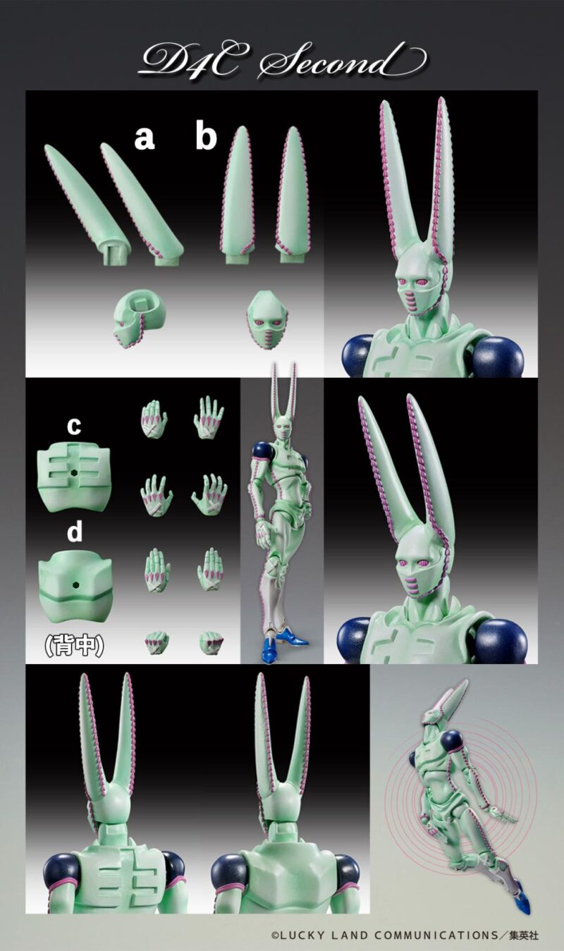 JOJO PART 7 - D4C Second - Figurine Chozokado 20cm – Image 6