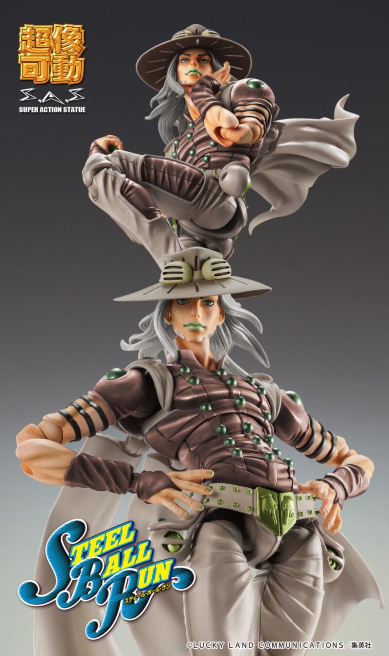 JOJO PART 7 - Gyro Zeppeli Third - Figurine Chozokado 16cm – Image 5