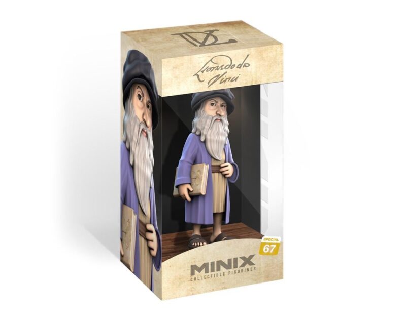 SPECIAL CATEGORY - Leonard De Vinci - Figurine Minix # 12cm – Image 2