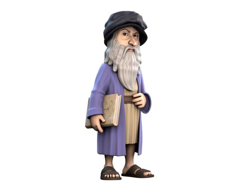 SPECIAL CATEGORY - Leonard De Vinci - Figurine Minix # 12cm – Image 3