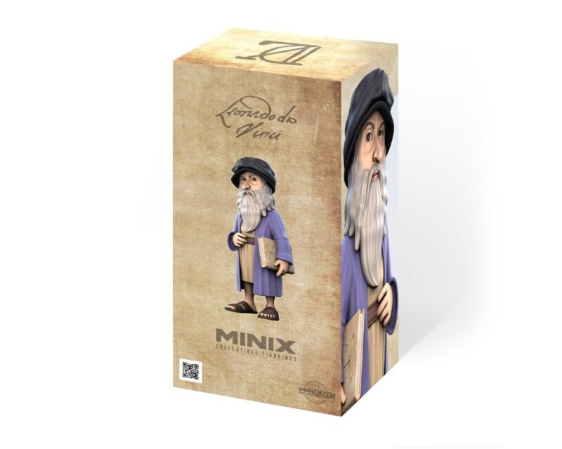 SPECIAL CATEGORY - Leonard De Vinci - Figurine Minix # 12cm – Image 4