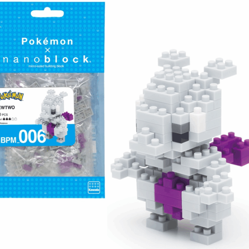 POKEMON - Mewtwo - Figurine Nanoblock 10cm