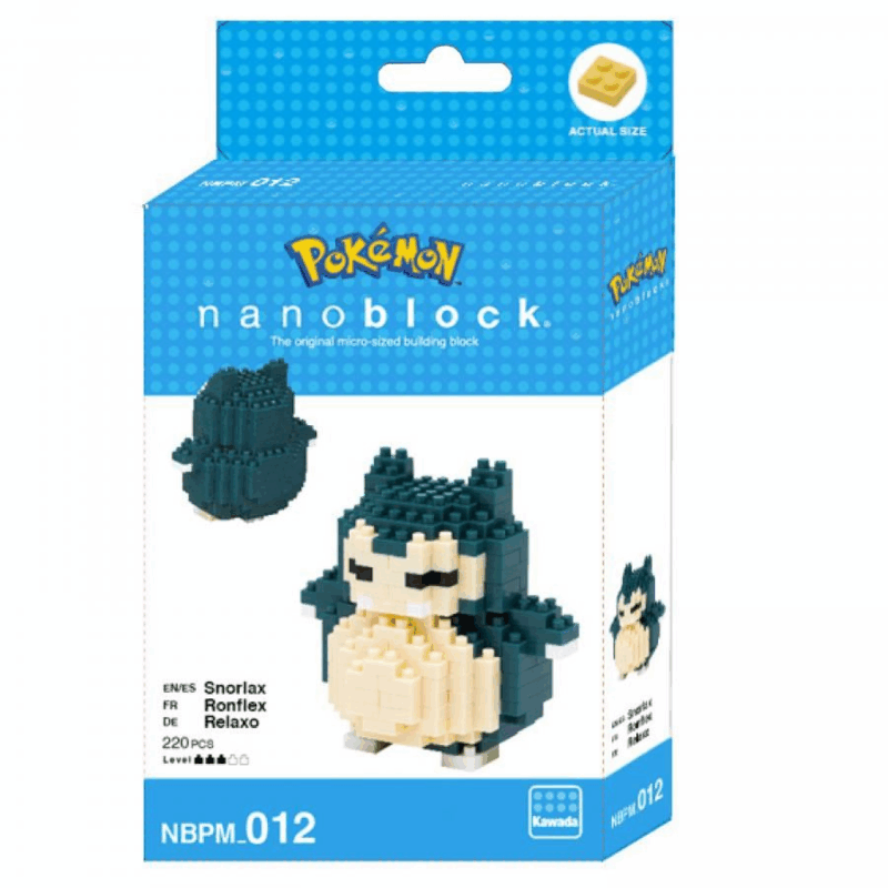 POKEMON - Ronflex - Figurine Nanoblock 10cm – Image 2