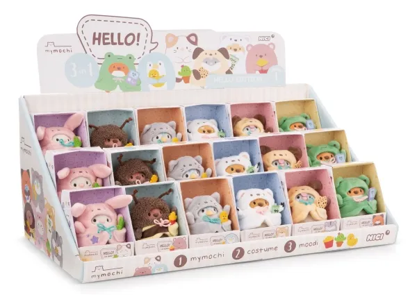 MYMOCHI - Display Figurines 6 Personnages 8cm - 18pc