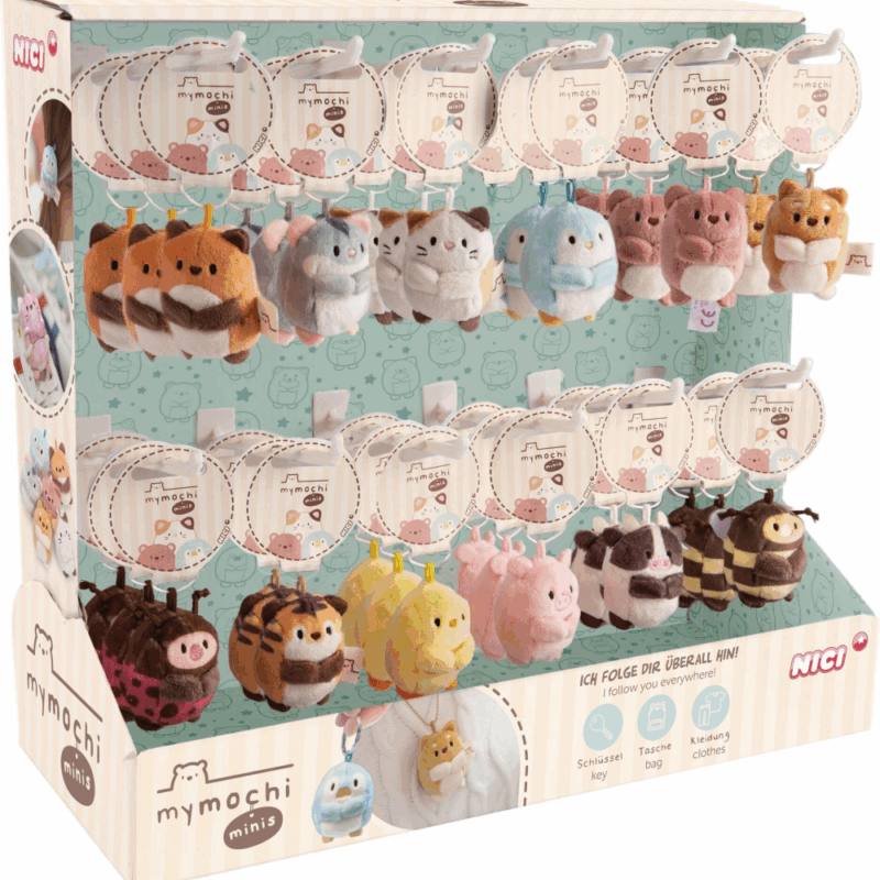 MYMOCHI - Display Figurines 12 Personnages 5cm - 36pc