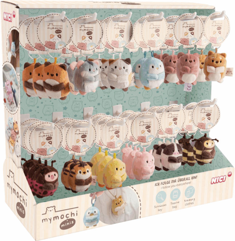 MYMOCHI - Display Figurines 12 Personnages 5cm - 36pc