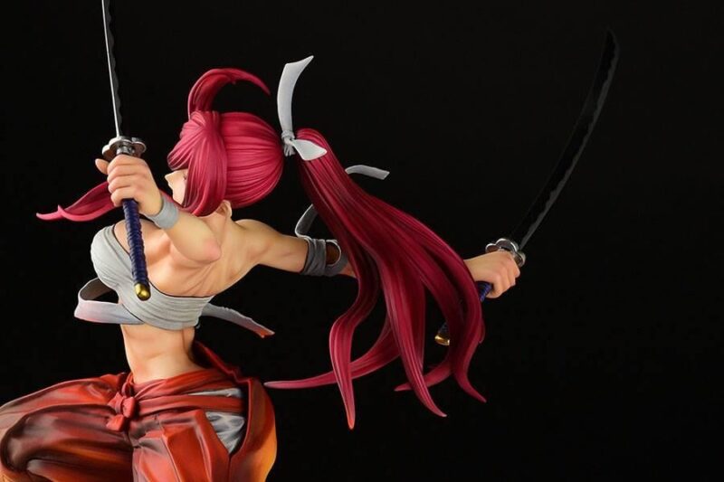 FAIRY TAIL -Erza Scarlet Samurai Ver. Kurenai -Statuette OrcaToys 43cm – Image 4