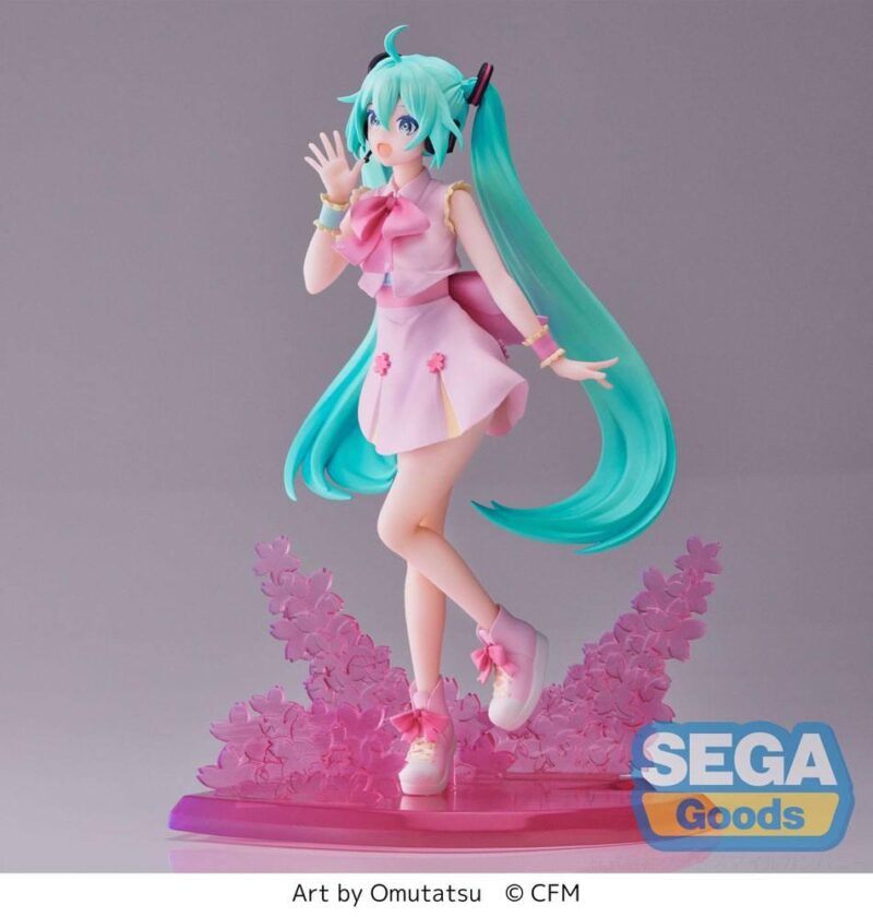 HATSUNE MIKU - Sakura Miku "Omutatsu Vers." - Statuette Luminasta 21cm – Image 2