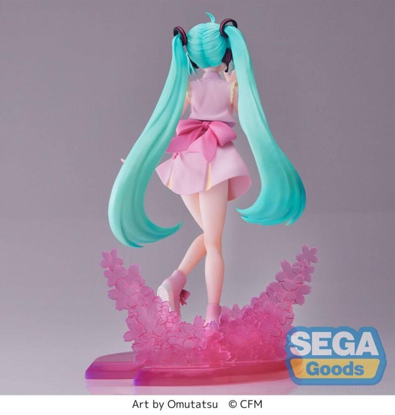 HATSUNE MIKU - Sakura Miku "Omutatsu Vers." - Statuette Luminasta 21cm – Image 3