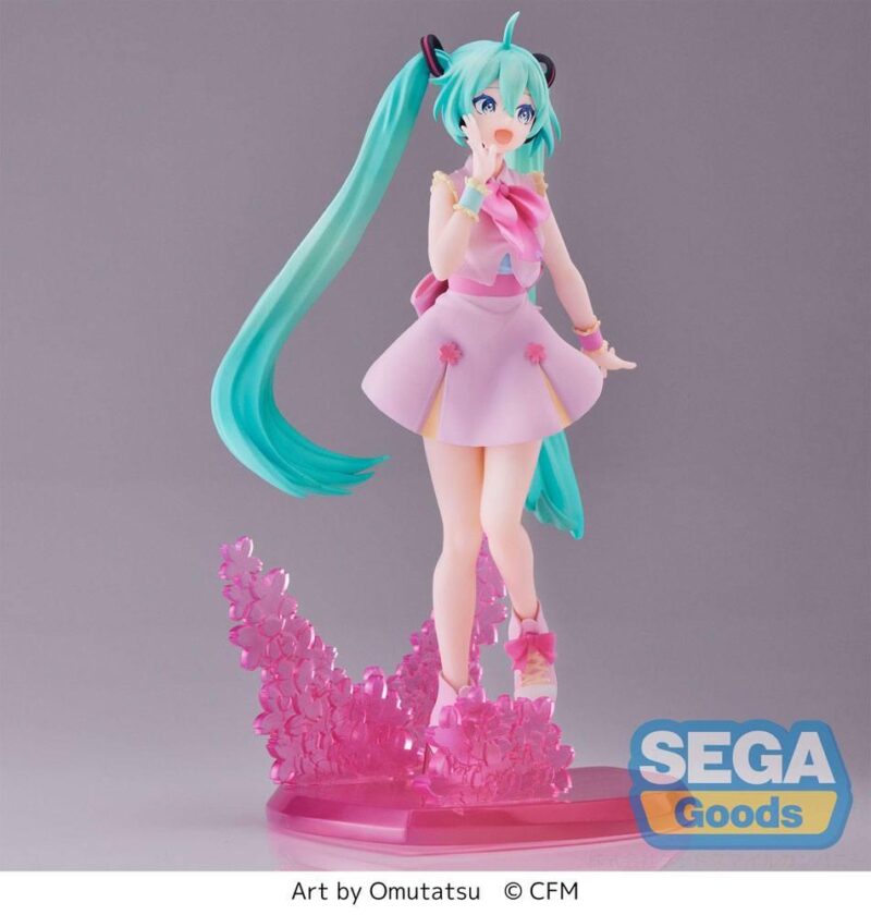 HATSUNE MIKU - Sakura Miku "Omutatsu Vers." - Statuette Luminasta 21cm – Image 4