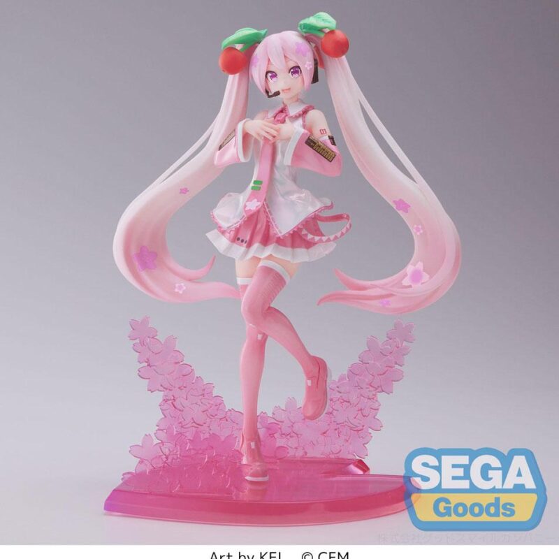 HATSUNE MIKU - Sakura Miku 2023 - Statuette Luminasta 21cm