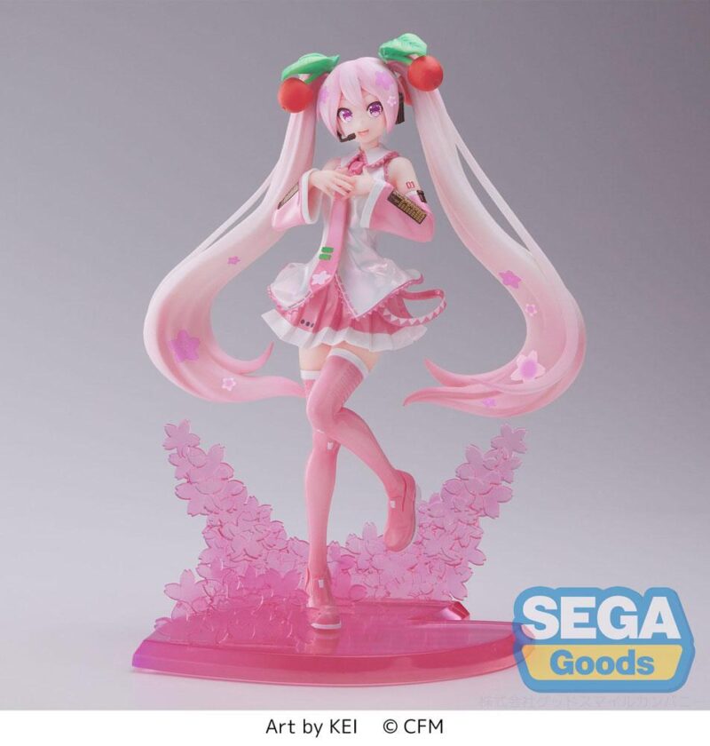 HATSUNE MIKU - Sakura Miku 2023 - Statuette Luminasta 21cm
