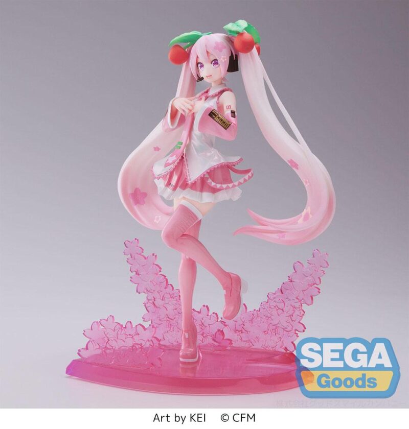 HATSUNE MIKU - Sakura Miku 2023 - Statuette Luminasta 21cm – Image 2