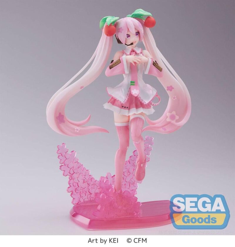 HATSUNE MIKU - Sakura Miku 2023 - Statuette Luminasta 21cm – Image 4