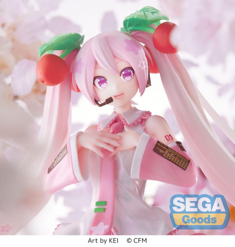 HATSUNE MIKU - Sakura Miku 2023 - Statuette Luminasta 21cm – Image 5