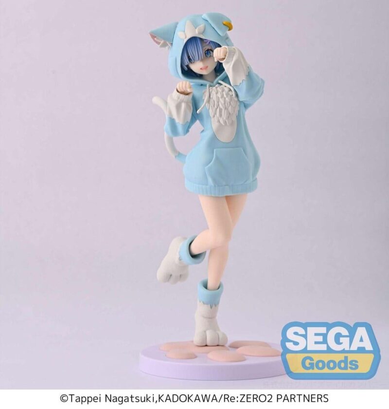 RE ZERO - Rem "Mofumofu Pack" - Statuette Luminasta 21cm – Image 2
