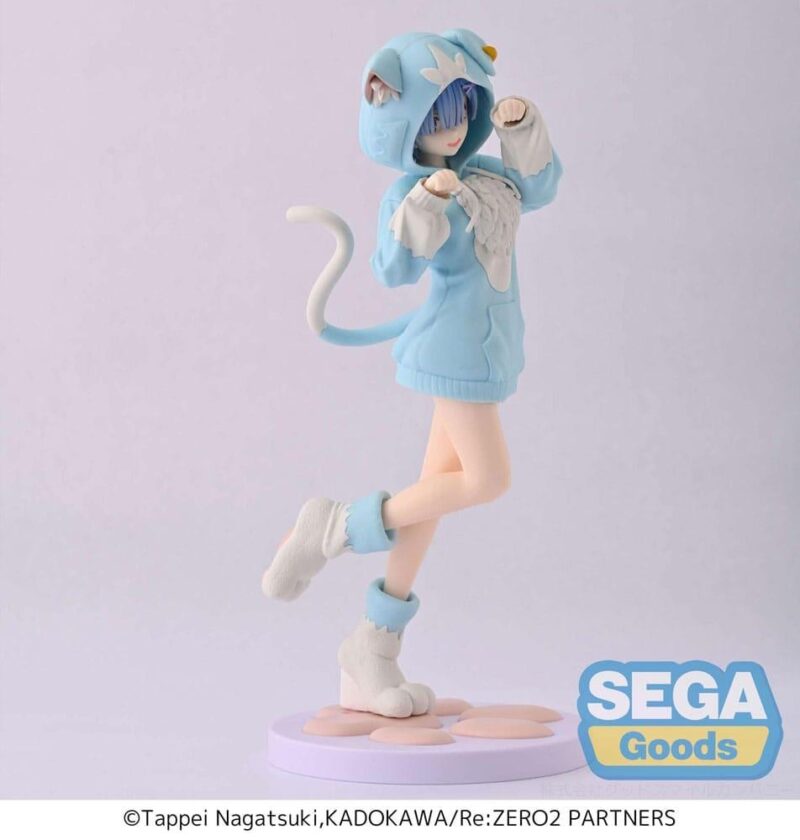 RE ZERO - Rem "Mofumofu Pack" - Statuette Luminasta 21cm – Image 4