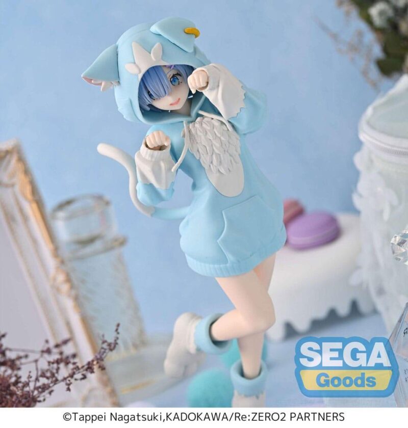 RE ZERO - Rem "Mofumofu Pack" - Statuette Luminasta 21cm – Image 5