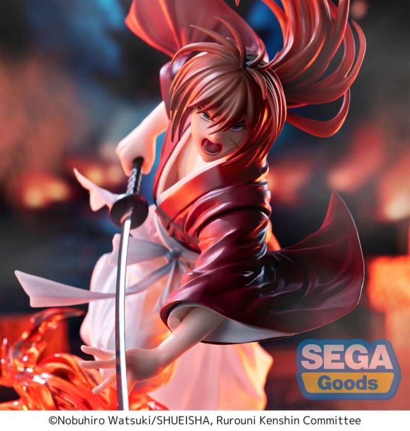 KENSHIN LE VAGABOND - Kenshin Himura - Statuette Luminasta 15cm – Image 5