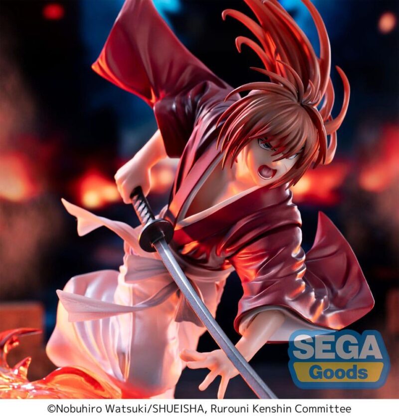 KENSHIN LE VAGABOND - Kenshin Himura - Statuette Luminasta 15cm – Image 6