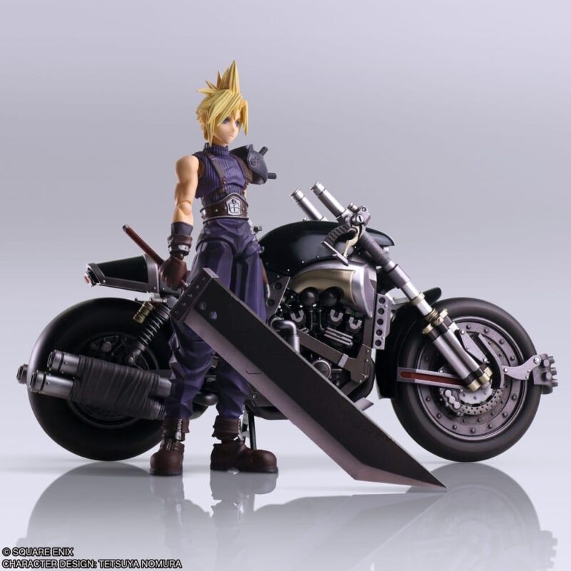 FINAL FANTASY VII - Cloud & Hardy-Daytona - Figurine Bring Arts 15cm – Image 3