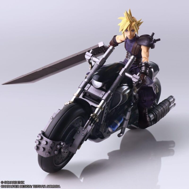 FINAL FANTASY VII - Cloud & Hardy-Daytona - Figurine Bring Arts 15cm – Image 4