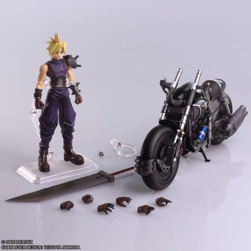 FINAL FANTASY VII - Cloud & Hardy-Daytona - Figurine Bring Arts 15cm – Image 6
