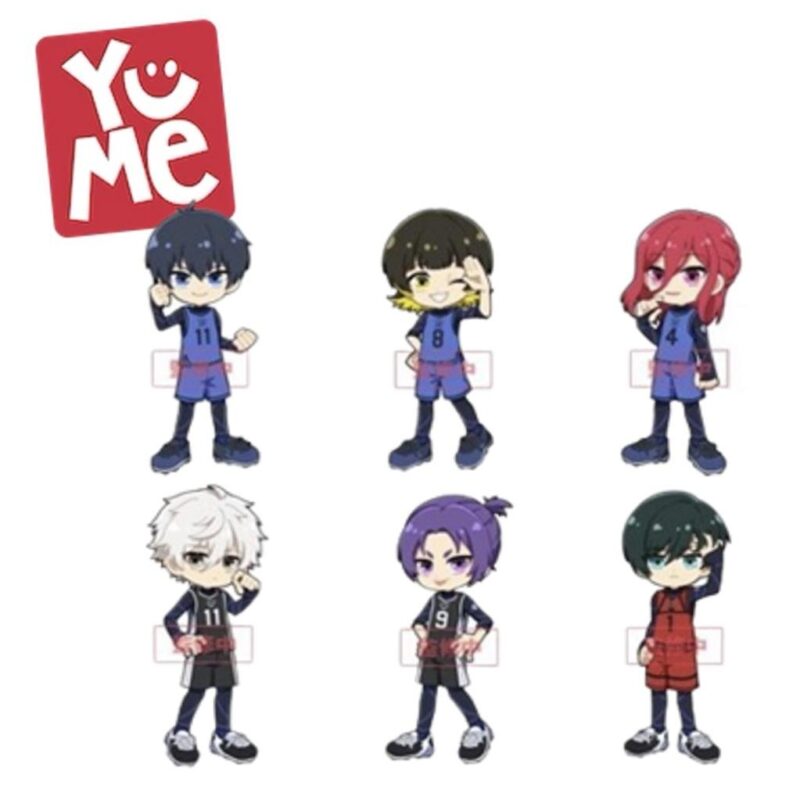 BLUE LOCK - Blind Box - Assortiment 6 Figurines 9cm