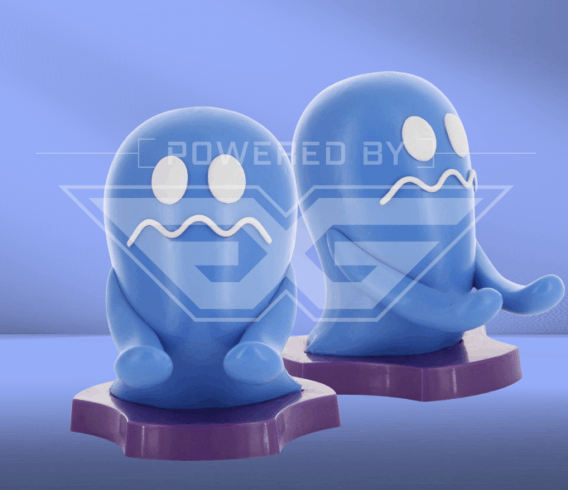 PAC-MAN - Scared Ghost - Support Manette & Portable 'Holdem' - 11cm