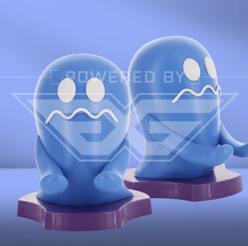 PAC-MAN - Scared Ghost - Support Manette & Portable 'Holdem' - 11cm