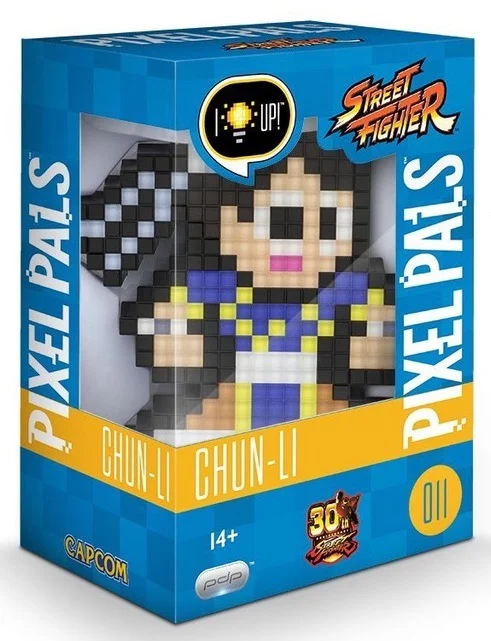 PIXEL PALS Light Up Collectible Figures - Street Fighter - Chun Li