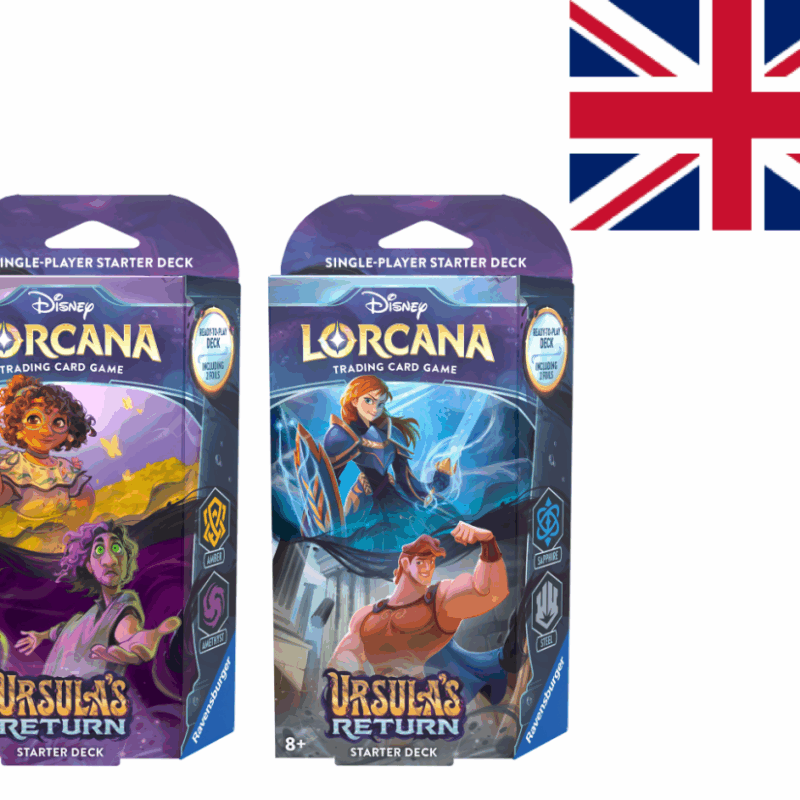 DISNEY - Lorcana - Trading Cards Boite de 8 Starters Chapitre 4 - UK