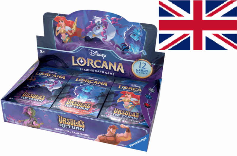 DISNEY - Lorcana - Trading Cards Boite de 24 Boosters Chapitre 4 - UK