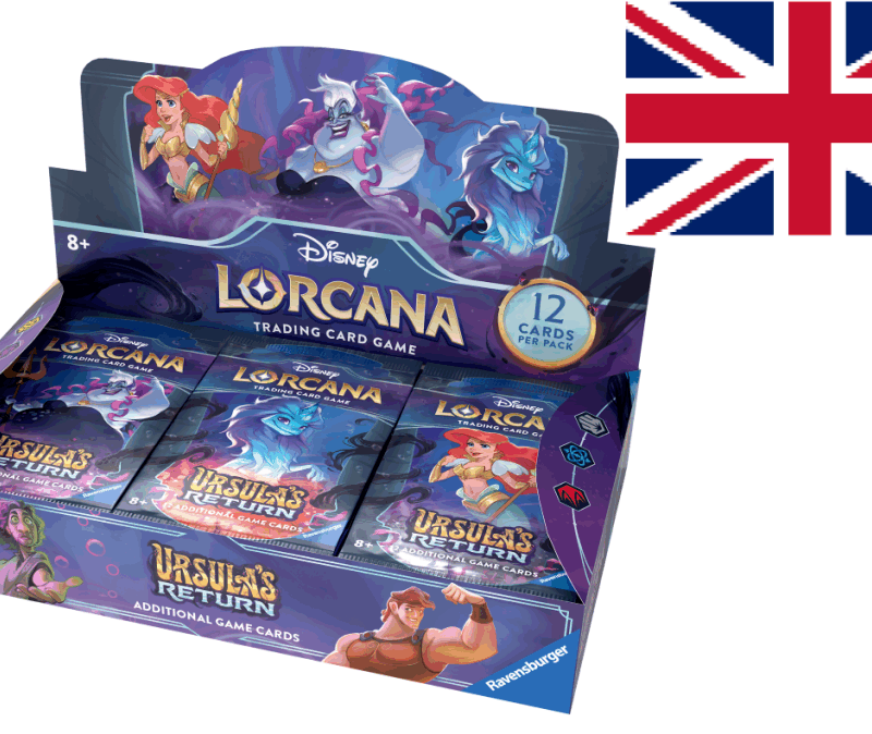 DISNEY - Lorcana - Trading Cards Boite de 24 Boosters Chapitre 4 - UK