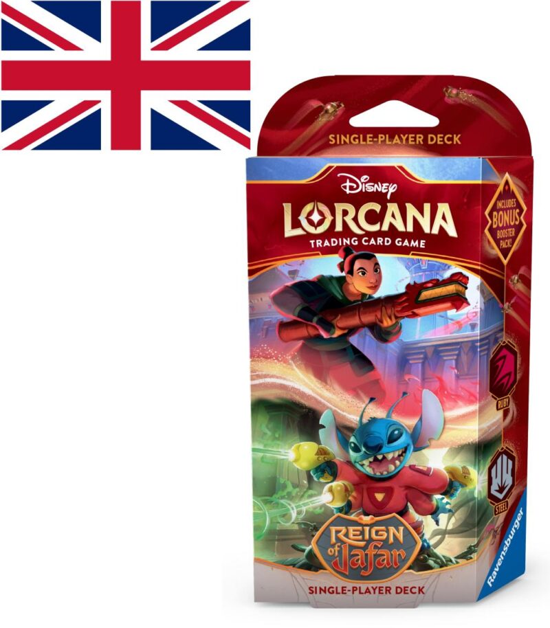 DISNEY - Lorcana - Trading Cards Starters Mulan/Stitch Chapitre 8 - EN