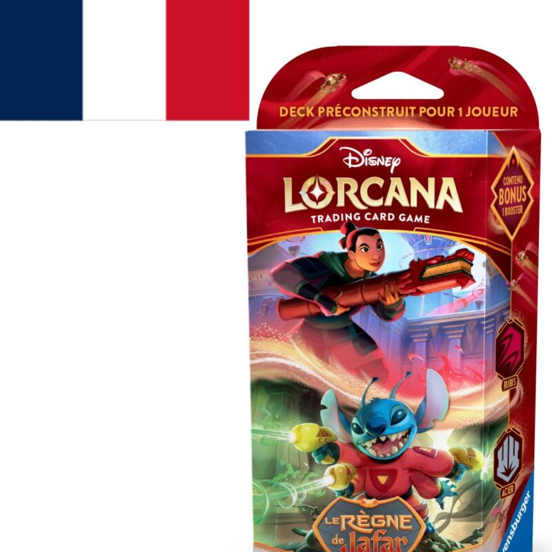 DISNEY - Lorcana - Trading Cards Starters Mulan/Stitch Chapitre 8 - FR