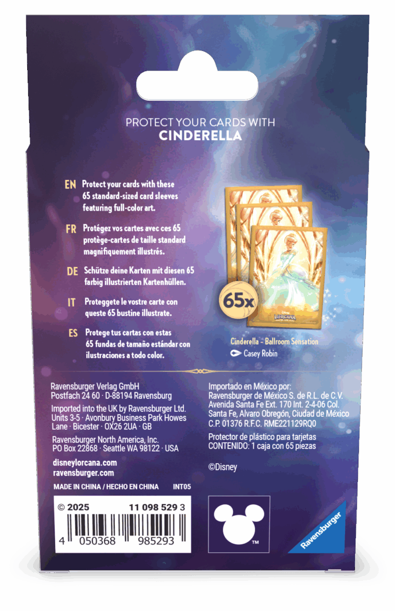 DISNEY - Lorcana - Protège-cartes - Cendrillon - Chapitre 7 – Image 3