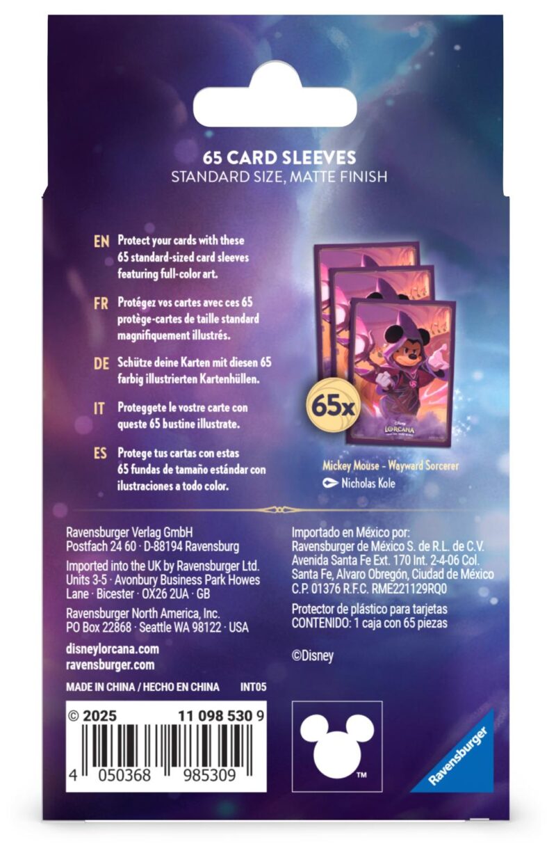 DISNEY - Lorcana - Protège-cartes - Mickey Mouse - Chapitre 8 – Image 3
