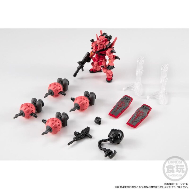 GUNDAM GQUUUUUUX - Red Gundam - Figurine Converge Core 5.5cm – Image 6