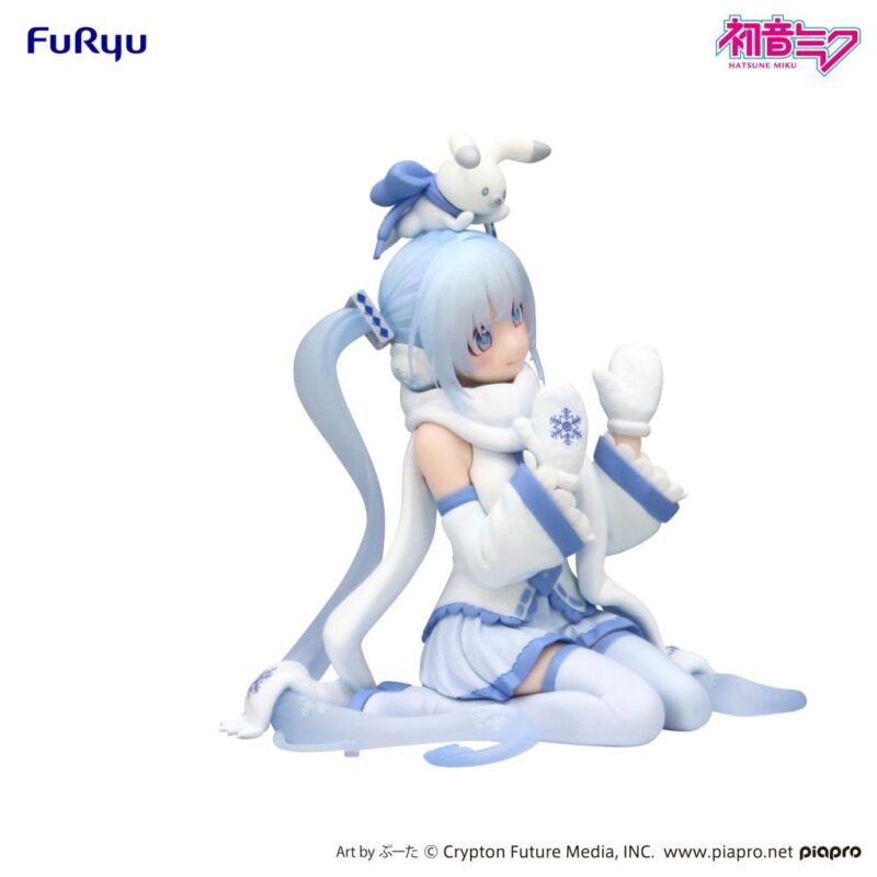 HATSUNE MIKU - Snow Miku "Sky Town" - Statuette Noodle Stopper 15cm – Image 4