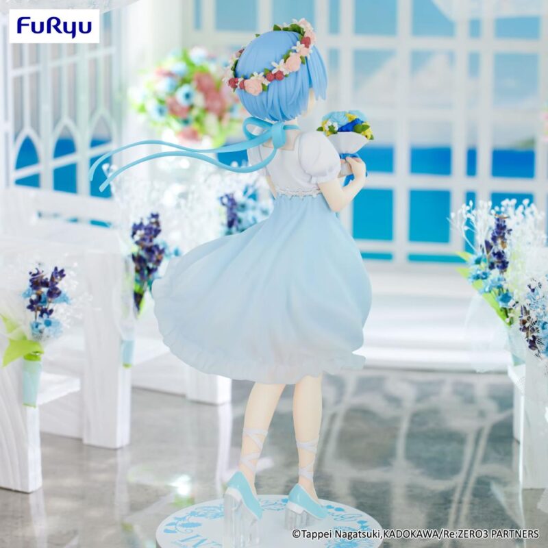 RE ZERO - Rem "Bridesmaid" - Statuette Trio-Try-It 21cm – Image 2