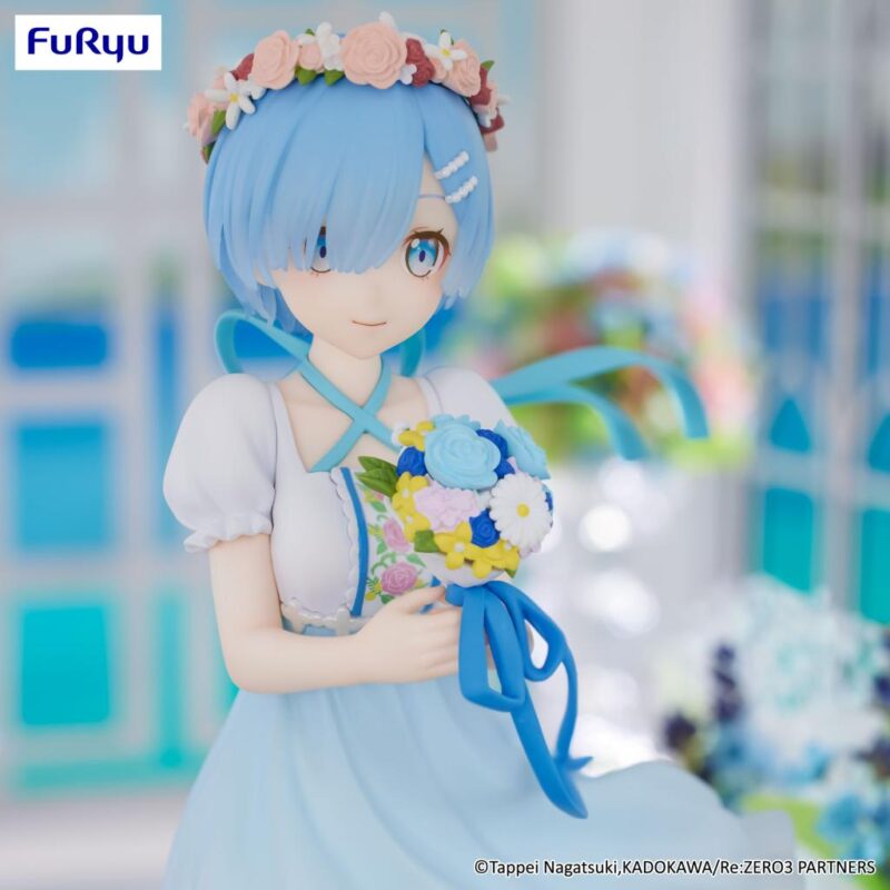 RE ZERO - Rem "Bridesmaid" - Statuette Trio-Try-It 21cm – Image 5
