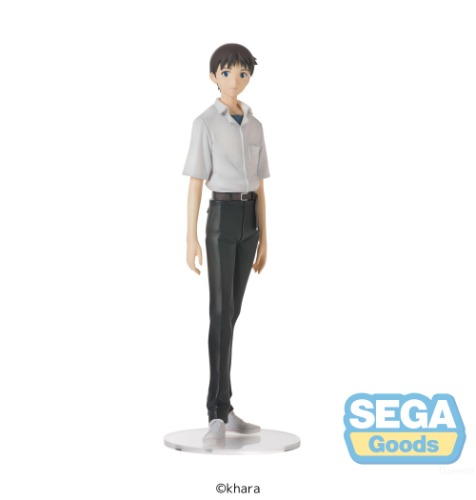 EVANGELION - Shinji Ikari Uniform Ver - High Premium Figurine 22cm