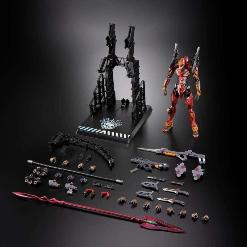 EVANGELION - EVA-02 + Lance de Cassius - Figure Metal Build 30th 22cm