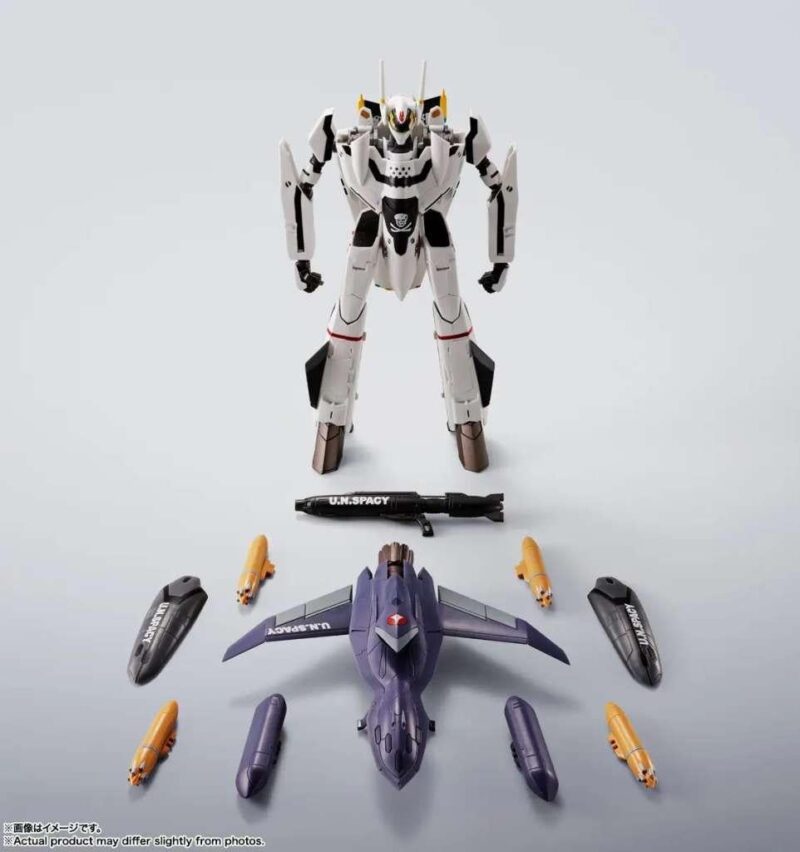 MACROSS - VF-0S Phoenix (QF-2200D-B Ghost) - Fig. Hi-Metal R 14cm – Image 6