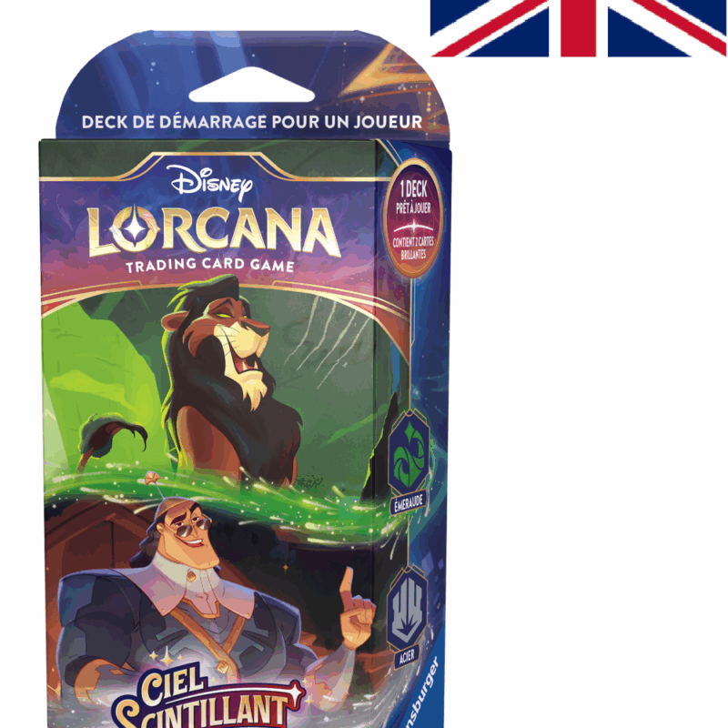 DISNEY - Lorcana - Trading Cards Starters Scar & Kronk Chapitre 5 - UK