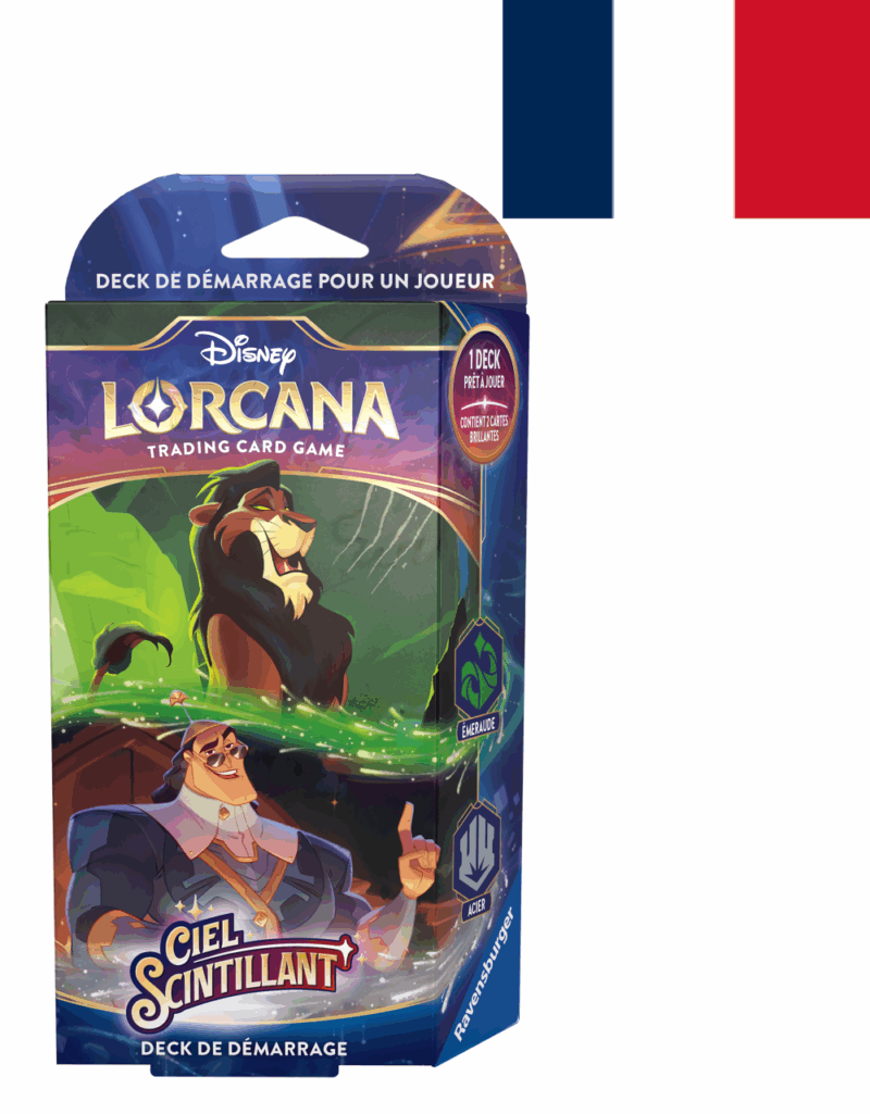 DISNEY - Lorcana - Trading Cards Starters Scar & Kronk Chapitre 5 - FR